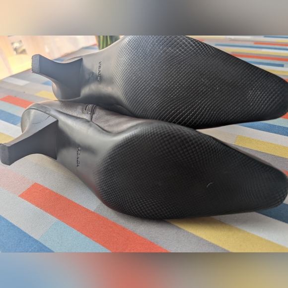 Prada brown leather ankle boot. 38.5 / 8.5. Great condition! Sooo soft. - Picture 14 of 15